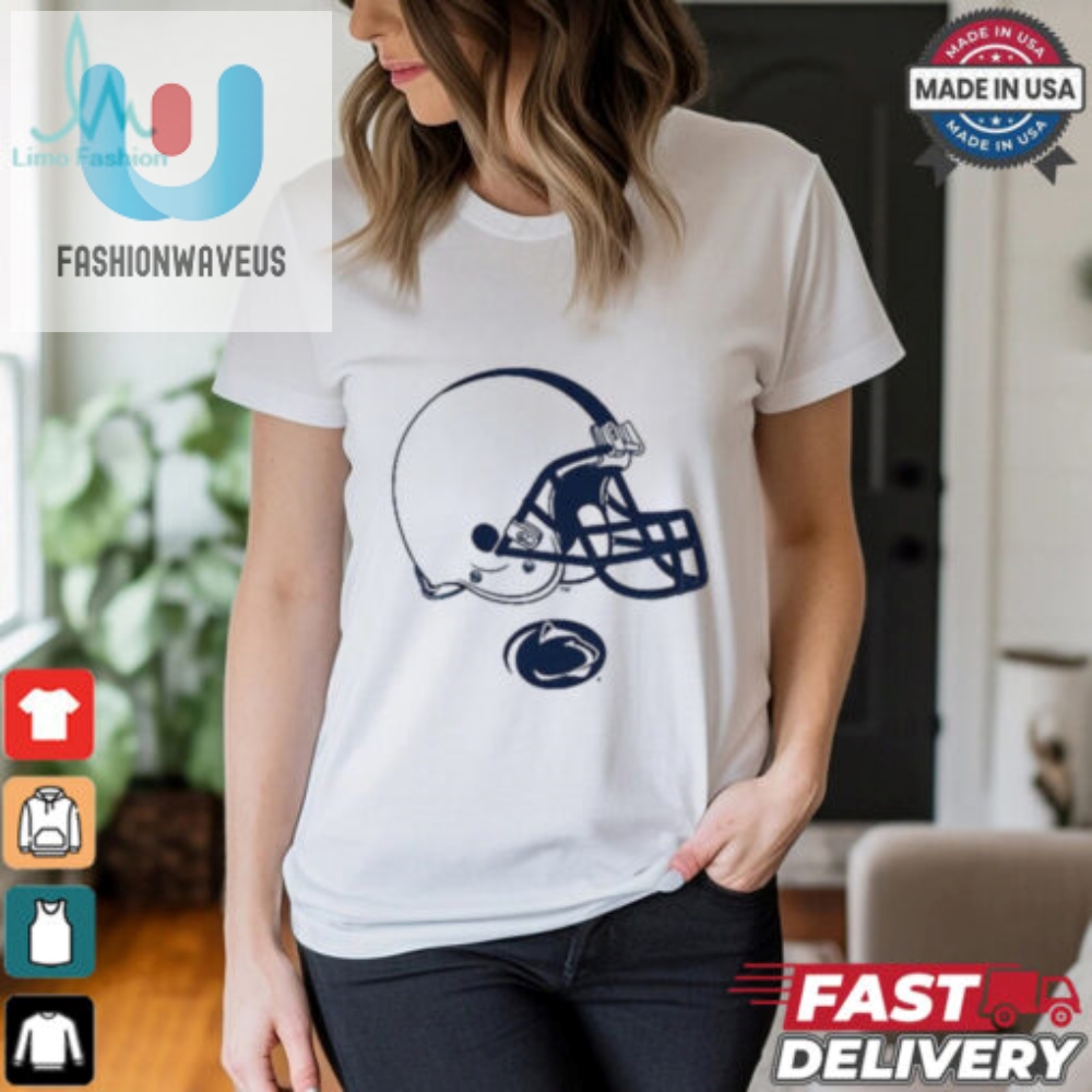 Penn State Football White Helmet Shirt 