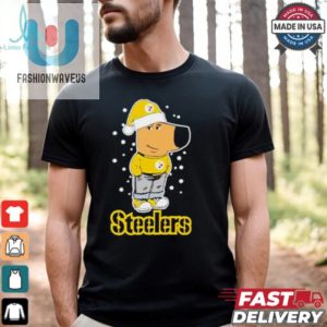 Chill Guy Wear Pittsburgh Steelers Christmas Shirt fashionwaveus 1 3