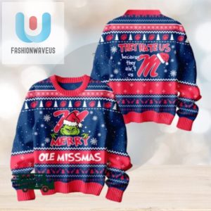 The Grinch X Ole Miss Rebels Merry Ole Missmas Ugly Christmas Sweater fashionwaveus 1 1