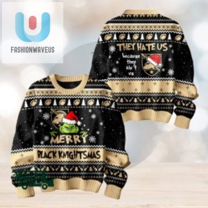 The Grinch X Army Black Knights Merry Black Knightsmas Ugly Christmas Sweater fashionwaveus 1 1