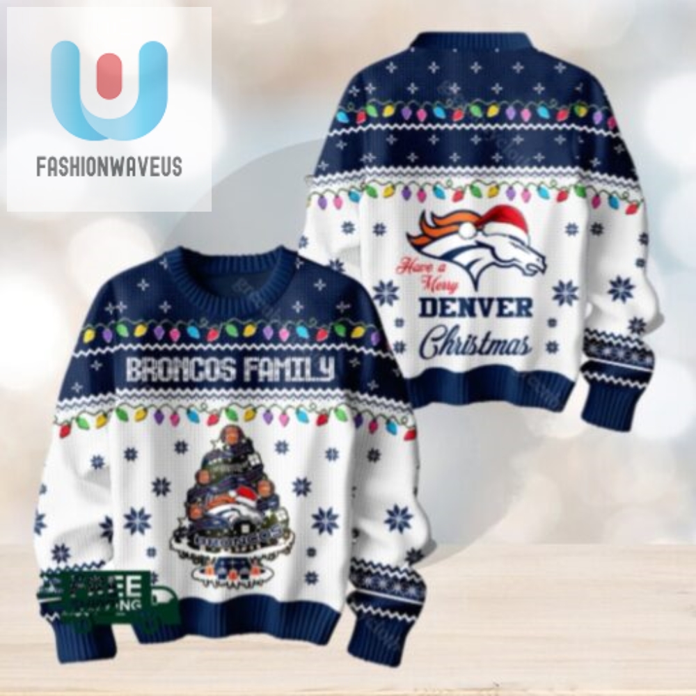 Denver Broncos Family Ugly Christmas Sweater 