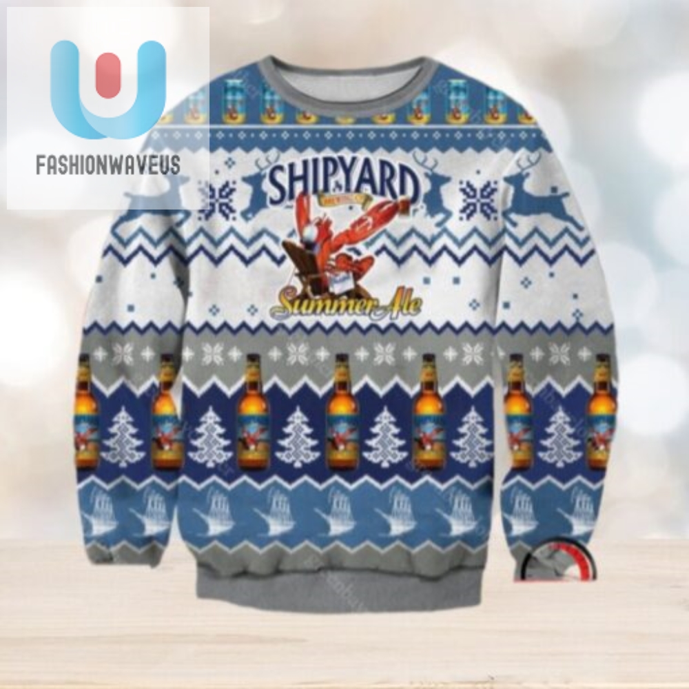 Shipyard Summer Ale Ugly Christmas Sweater 