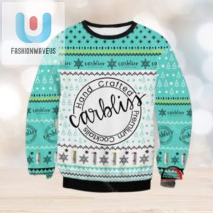 Carbliss Hand Crafted Cocktails Ugly Christmas Sweater fashionwaveus 1 1