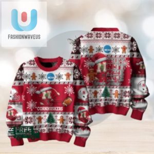 Ncaa Nebraska Cornhuskers Football Ugly Christmas Sweater fashionwaveus 1 1