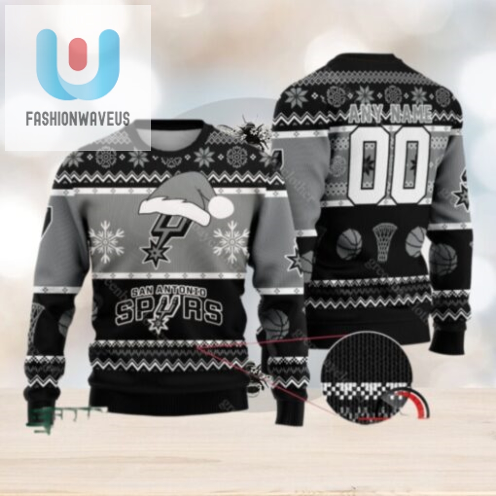 Nba San Antonio Personalized Christmas Ugly Sweater 