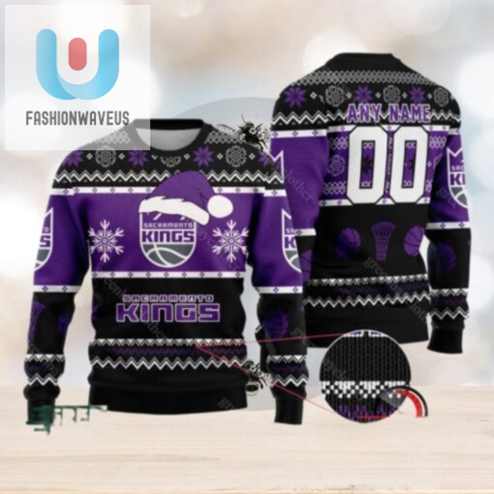 Nba Sacramento Kings Personalized Christmas Ugly Sweater 