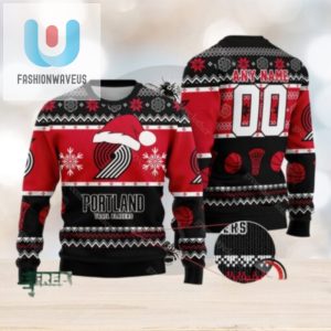 Nba Portland Trail Blazers Personalized Christmas Ugly Sweater fashionwaveus 1 1