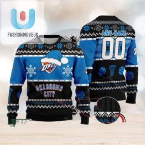 Nba Oklahoma City Thunder Personalized Christmas Ugly Sweater fashionwaveus 1 1