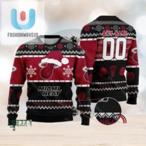 Nba Miami Heat Personalized Christmas Ugly Sweater fashionwaveus 1 1