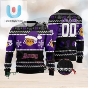 Nba Los Angeles Lakers Personalized Christmas Ugly Sweater fashionwaveus 1 1