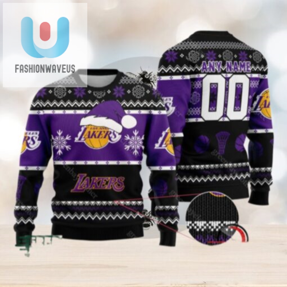 Nba Los Angeles Lakers Personalized Christmas Ugly Sweater 