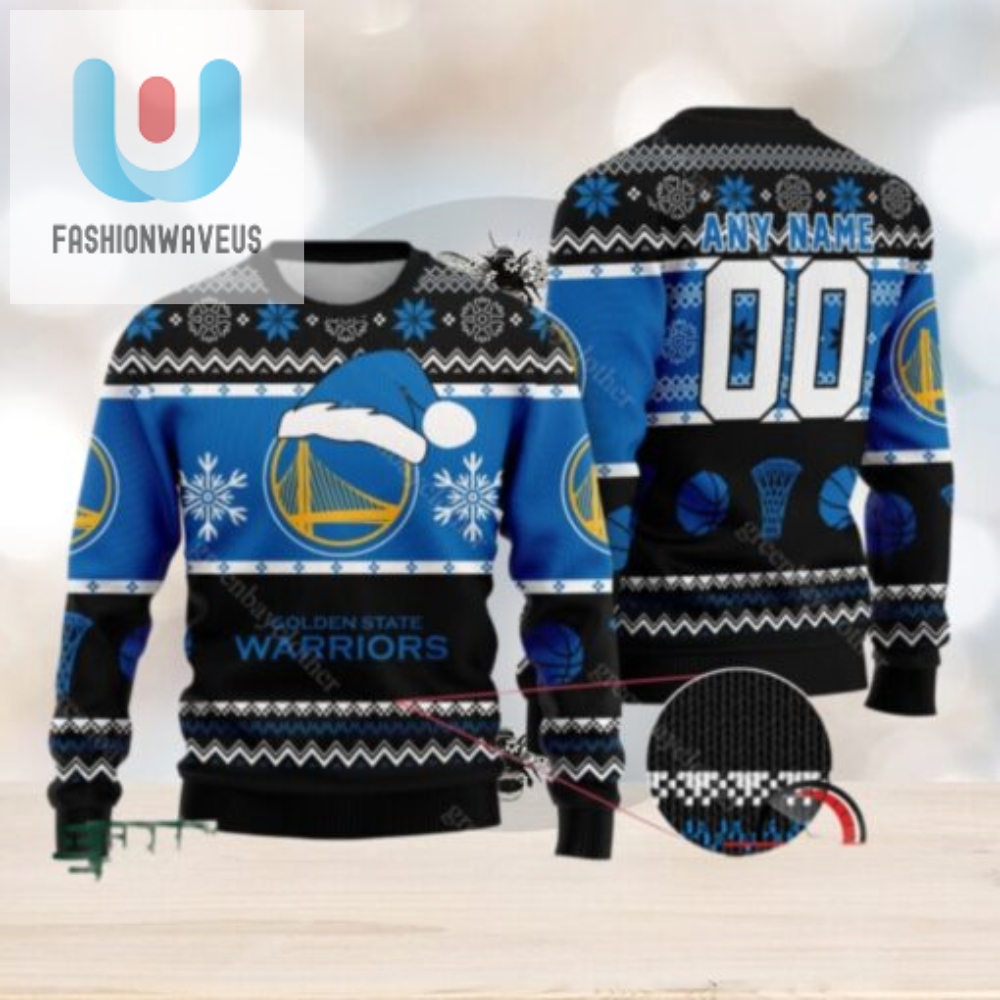 Nba Golden State Warriors Personalized Christmas Ugly Sweater 