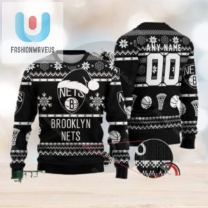 Nba Brooklyn Nets Personalized Christmas Ugly Sweater fashionwaveus 1 1