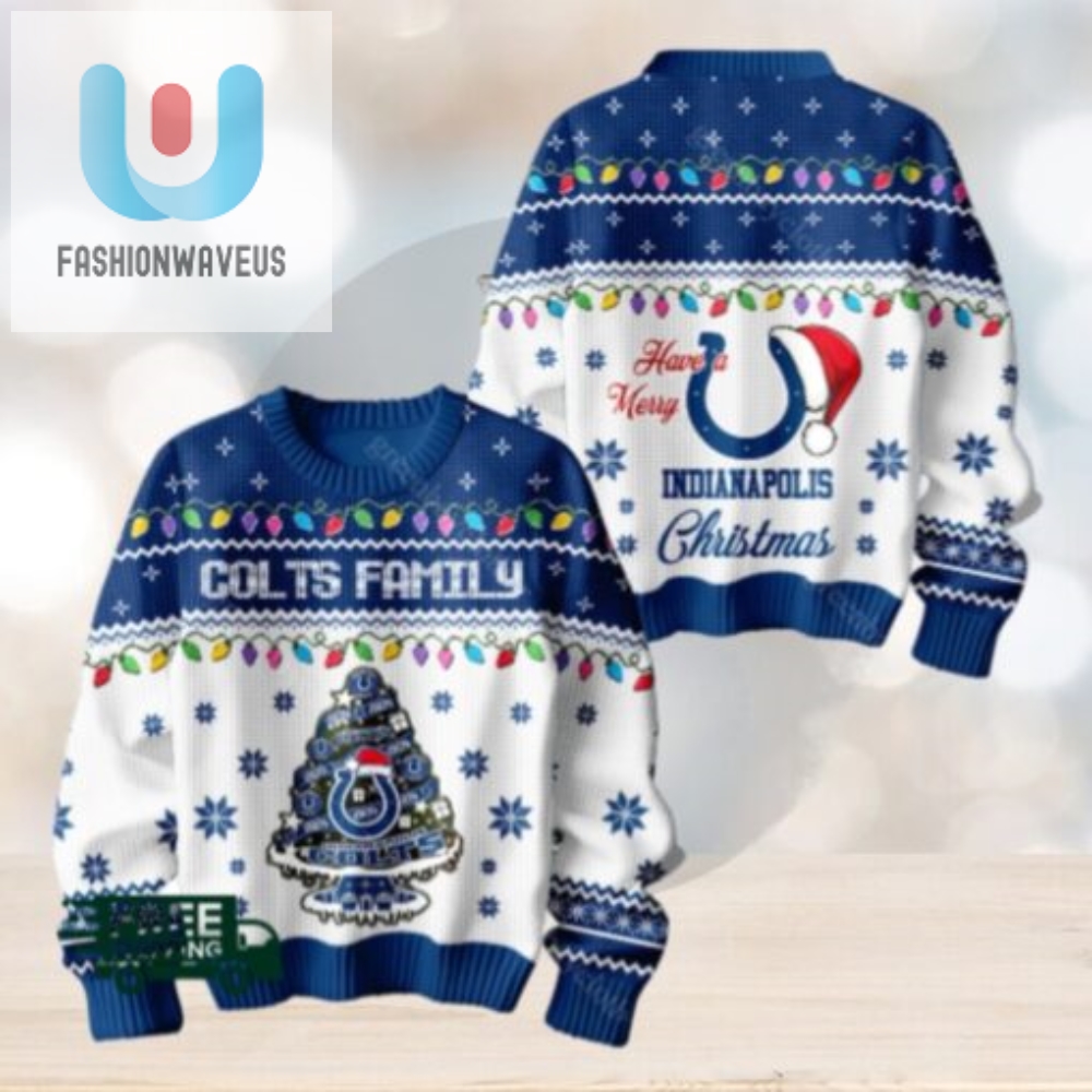 Indianapolis Colts Family Ugly Christmas Sweater 