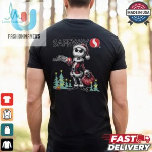 Santa Jack Skellington Safeway Logo Merry Christmas 2024 Shirt fashionwaveus 1 1