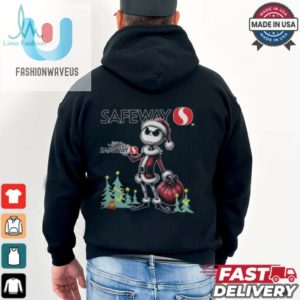 Santa Jack Skellington Safeway Logo Merry Christmas 2024 Shirt fashionwaveus 1 3