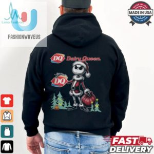 Santa Jack Skellington Dairy Queen Logo Merry Christmas 2024 Shirt fashionwaveus 1 3