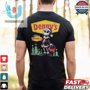 Santa Jack Skellington Dennys Logo Merry Christmas 2024 Shirt fashionwaveus 1 1