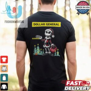 Santa Jack Skellington Dollar General Logo Merry Christmas 2024 Shirt fashionwaveus 1 1