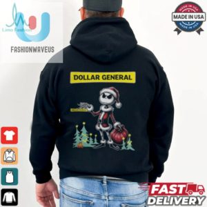 Santa Jack Skellington Dollar General Logo Merry Christmas 2024 Shirt fashionwaveus 1 3