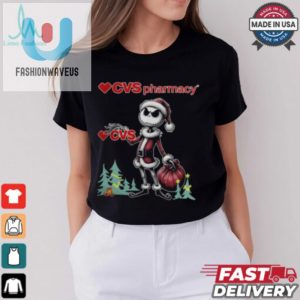 Santa Jack Skellington Cvs Pharmacy Logo Merry Christmas 2024 Shirt fashionwaveus 1 2