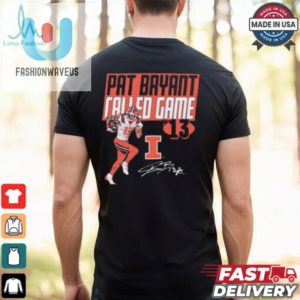 Pat Bryant Called Game Drop Illinois Fighting Illini Football Graphic Signature T Shirt fashionwaveus 1 1