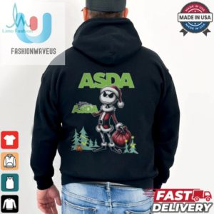 Santa Jack Skellington Asda Logo Merry Christmas 2024 Shirt fashionwaveus 1 3