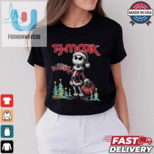 Santa Jack Skellington T J Maxx Logo Merry Christmas 2024 Shirt fashionwaveus 1 2