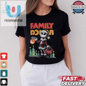 Santa Jack Skellington Family Dollar Logo Merry Christmas 2024 Shirt fashionwaveus 1 2