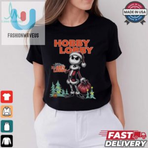 Santa Jack Skellington Hobby Lobby Logo Merry Christmas 2024 Shirt fashionwaveus 1 6