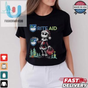 Santa Jack Skellington Rite Aid Logo Merry Christmas 2024 Shirt fashionwaveus 1 6