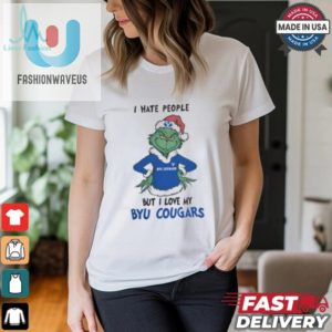 I Hate People But I Love My Byu Cougars Grinch Merry Christmas Shirt fashionwaveus 1 1