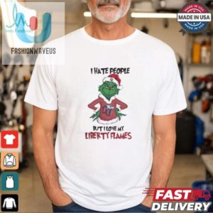 I Hate People But I Love My Liberty Flames Grinch Merry Christmas Shirt fashionwaveus 1 2