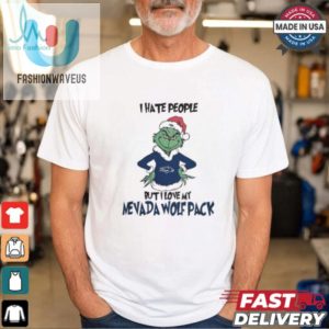 I Hate People But I Love My Nevada Wolf Pack Grinch Merry Christmas Shirt fashionwaveus 1 2