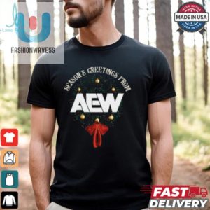 Seasons Greetings From Aew 2024 Shirt fashionwaveus 1 2