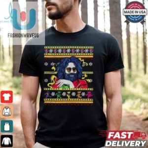 Jerry Garcia Christmas Shirt Black Men All Size T Shirt fashionwaveus 1 1