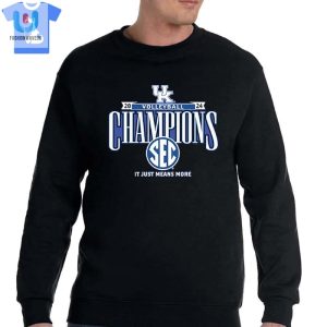 Kentucky Wildcats 2024 Sec Volleyball Regular Season Champions Locker Room Shirt Sweatshirt Hoodie fashionwaveus 1 3