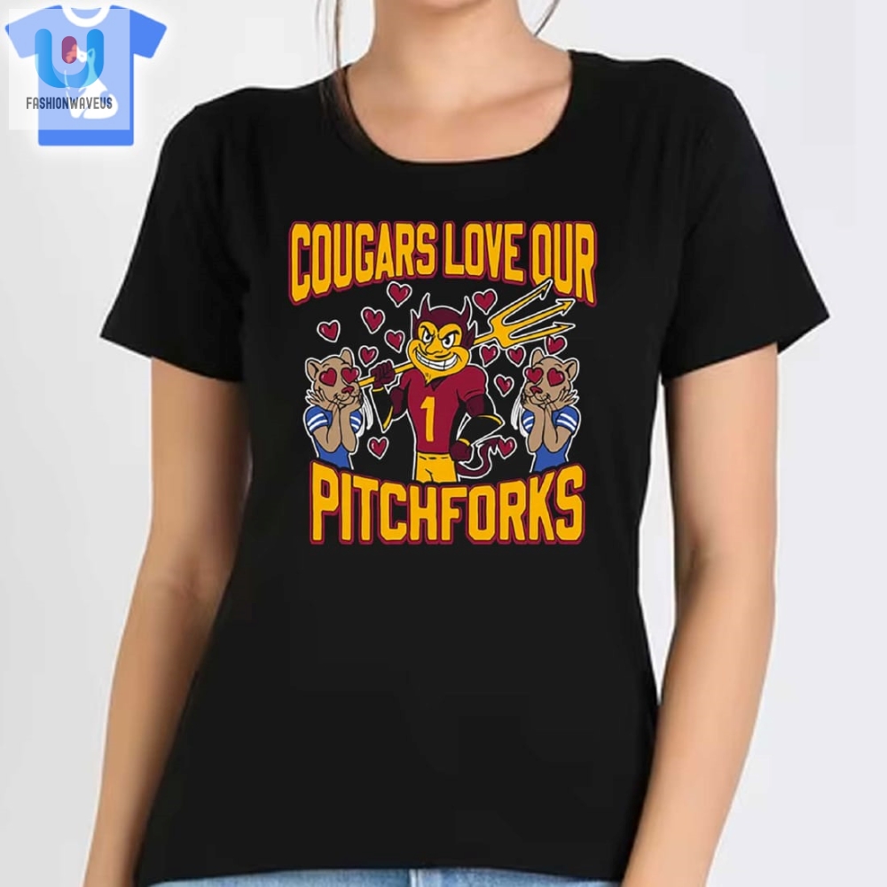 Cougars Love Our Pitchforks Shirt Sweatshirt Hoodie 