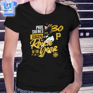 Paul Skenes Pittsburgh Pirates 2024 National League Rookie Of The Year Tshirt fashionwaveus 1 1