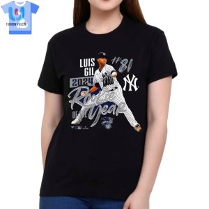 Luis Gil New York Yankees 2024 American League Rookie Of The Year Tshirt fashionwaveus 1 1