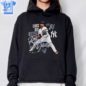 Luis Gil New York Yankees 2024 American League Rookie Of The Year Tshirt fashionwaveus 1 2