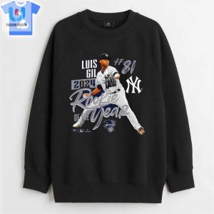 Luis Gil New York Yankees 2024 American League Rookie Of The Year Tshirt fashionwaveus 1 3